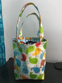 Drawstring bucket bag